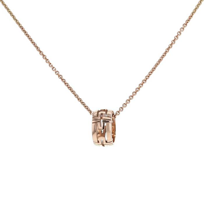 [Glow Muse]PARENTESI NECKLACE PINK GOLD