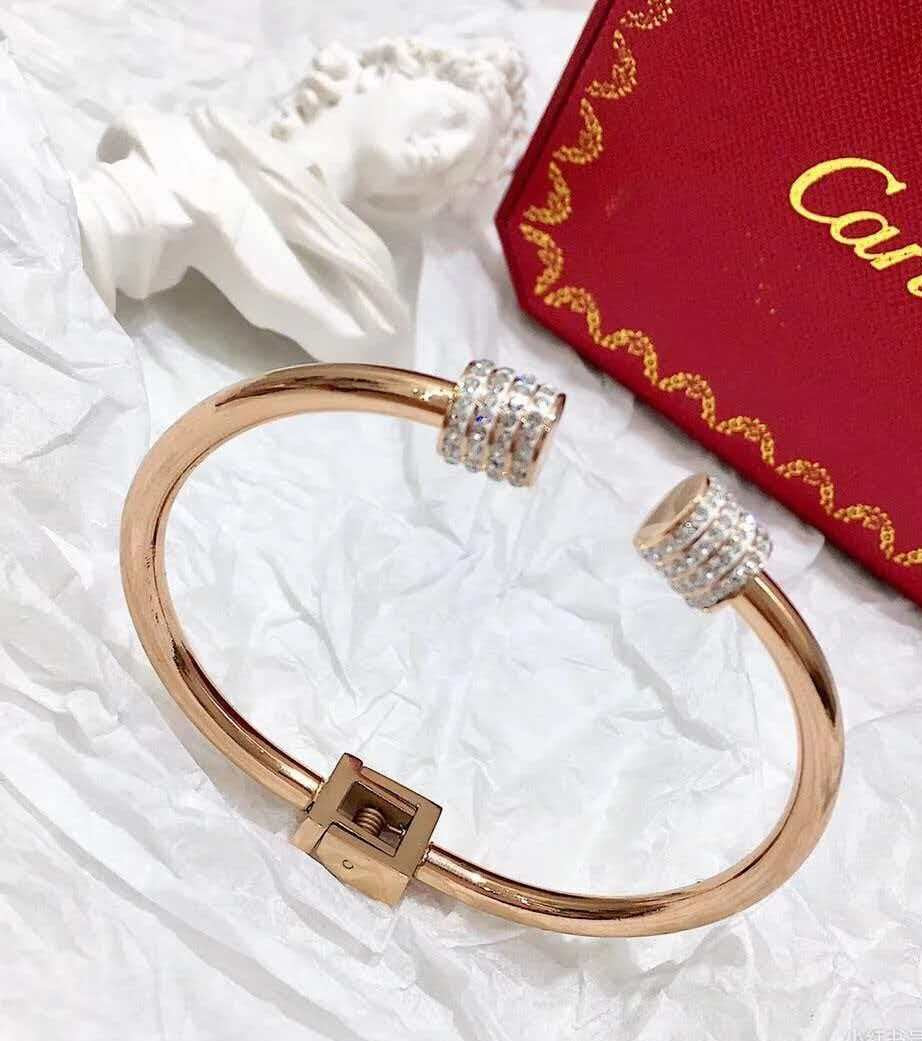 [Glow Muse] Cartier Openwork Diamond Bracelet