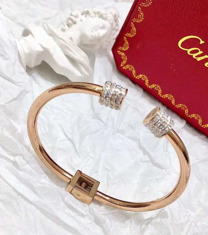 [Glow Muse] Cartier Openwork Diamond Bracelet