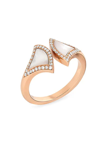 [Glow Muse]DREAM MOP DIAMOND OPEN RING