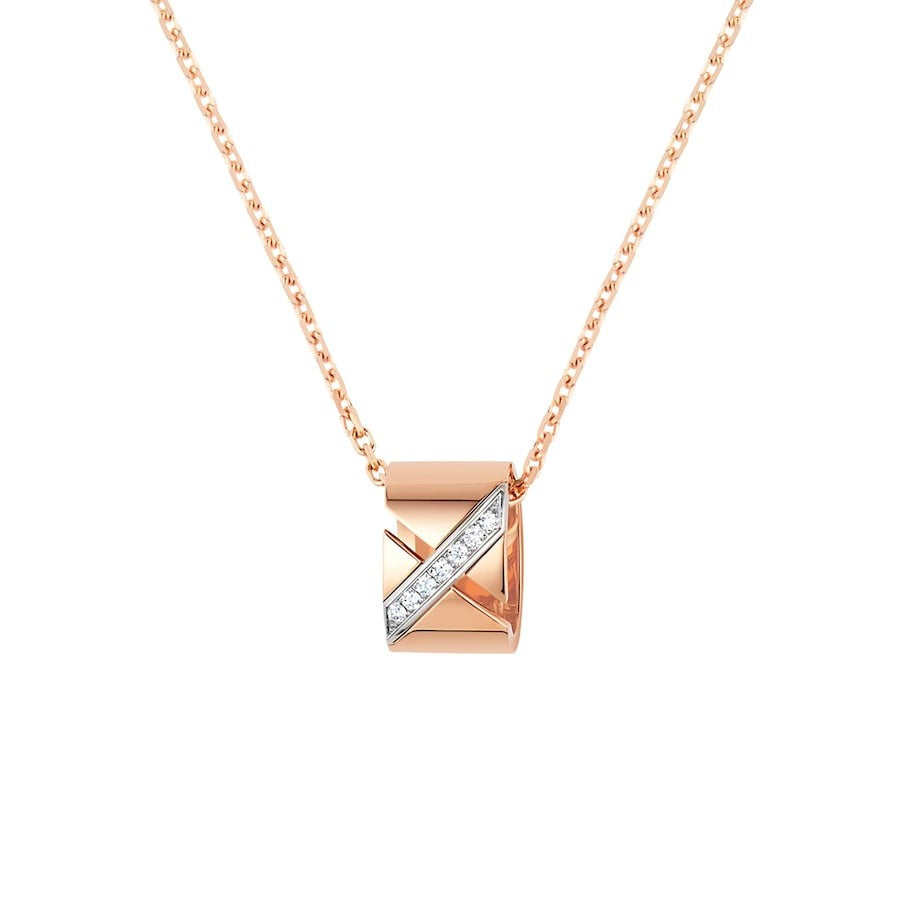 [Glow Muse]LIENS EVIDENCE DIAMOND NECKLACE
