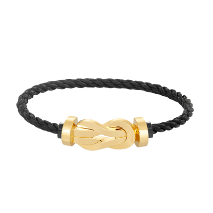 [Glow Muse]CHANCE LARGE 8 FIGURE BUCKLE NO DIAMOND BRACELET GOLD