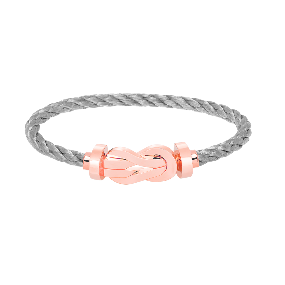 [Glow Muse]CHANCE LARGE 8 FIGURE BUCKLE NO DIAMOND BRACELET ROSE GOLD