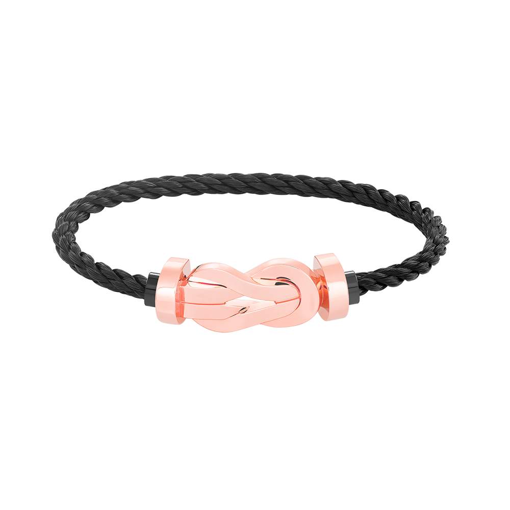 [Glow Muse]CHANCE LARGE 8 FIGURE BUCKLE NO DIAMOND BRACELET ROSE GOLD