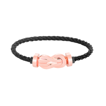 [Glow Muse]CHANCE LARGE 8 FIGURE BUCKLE NO DIAMOND BRACELET ROSE GOLD