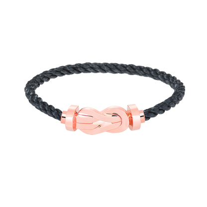 [Glow Muse]CHANCE LARGE 8 FIGURE BUCKLE NO DIAMOND BRACELET ROSE GOLD
