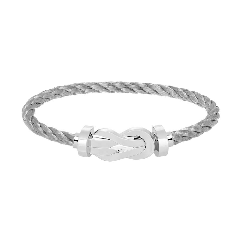 [Glow Muse]CHANCE LARGE 8 FIGURE BUCKLE NO DIAMOND BRACELET SILVER