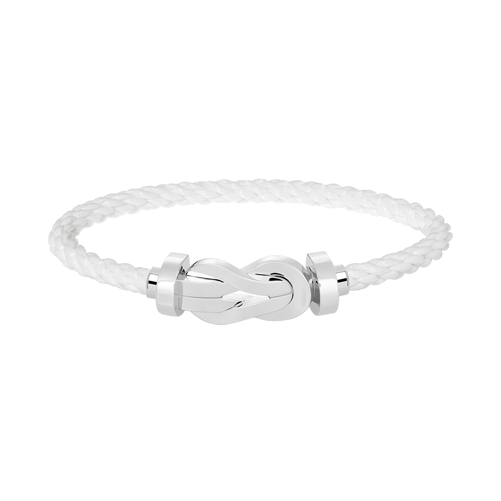 [Glow Muse]CHANCE LARGE 8 FIGURE BUCKLE NO DIAMOND BRACELET SILVER
