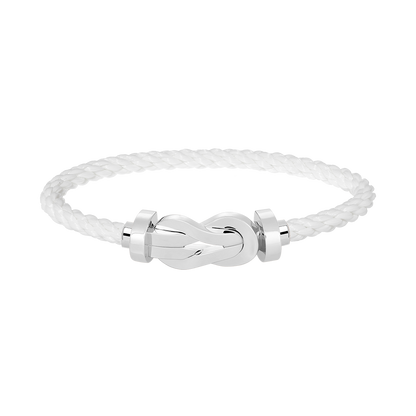 [Glow Muse]CHANCE LARGE 8 FIGURE BUCKLE NO DIAMOND BRACELET SILVER