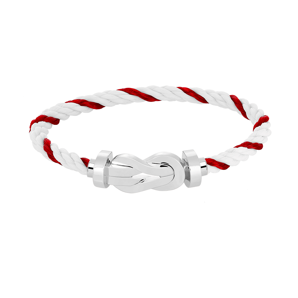 [Glow Muse]CHANCE LARGE 8 FIGURE BUCKLE NO DIAMOND BRACELET SILVER