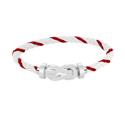 [Glow Muse]CHANCE LARGE 8 FIGURE BUCKLE NO DIAMOND BRACELET SILVER