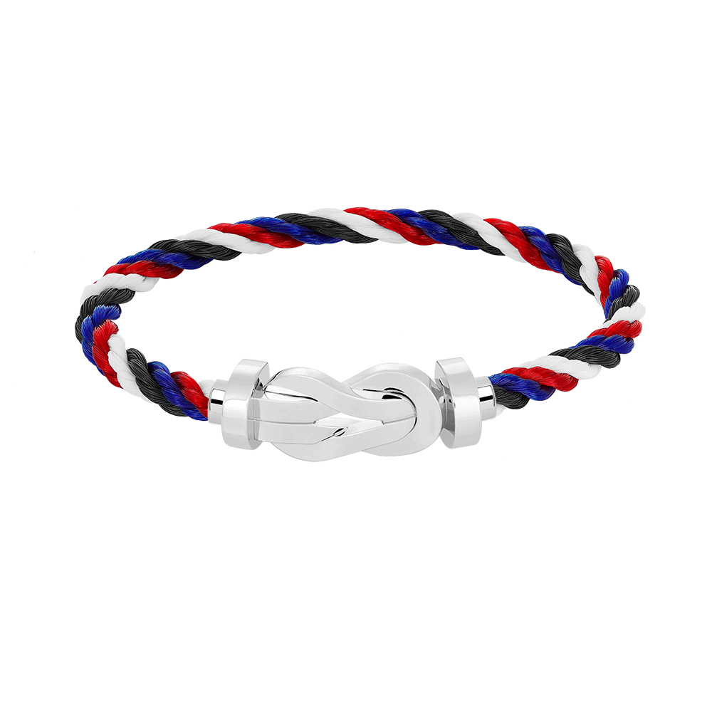 [Glow Muse]CHANCE LARGE 8 FIGURE BUCKLE NO DIAMOND BRACELET SILVER