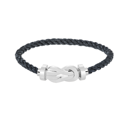 [Glow Muse]CHANCE LARGE 8 FIGURE BUCKLE NO DIAMOND BRACELET SILVER