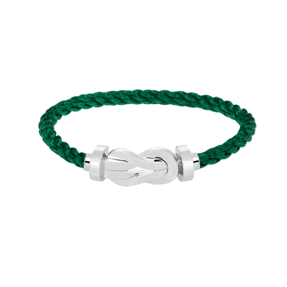 [Glow Muse]CHANCE LARGE 8 FIGURE BUCKLE NO DIAMOND BRACELET SILVER