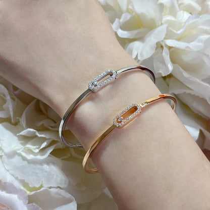 [Glow Muse]Move Uno pavé flex bangle medium