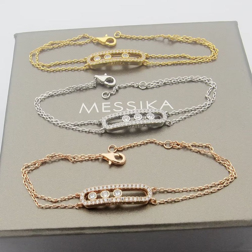 [Glow Muse] Move Classique pavé bracelet