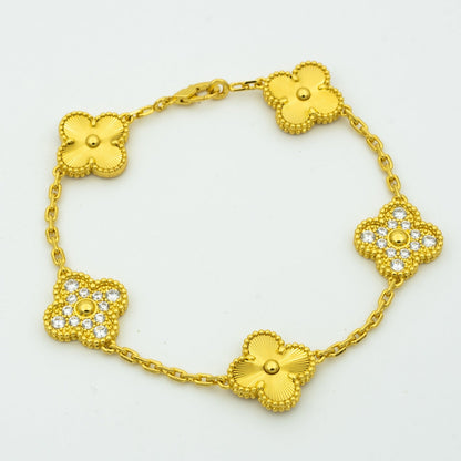 [Glow Muse] CLOVER 5 MOTIF LASER BRACELET COLLECTION