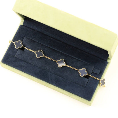 [⭐Glow Muse] CLOVER 5 MOTIF ONYXS BRACELET COLLECTION