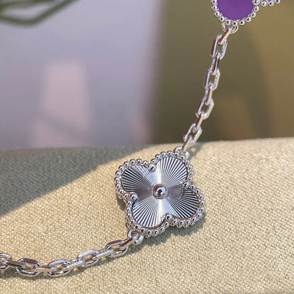 [⭐Glow Muse] CLOVER 5 MOTIF VIOLET BRACELET COLLECTION