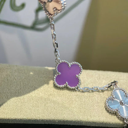 [⭐Glow Muse] CLOVER 5 MOTIF VIOLET BRACELET COLLECTION