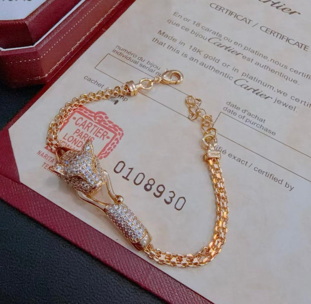 [Glow Muse Jewelry] PANTHERE  BRACELET DIAMONDS