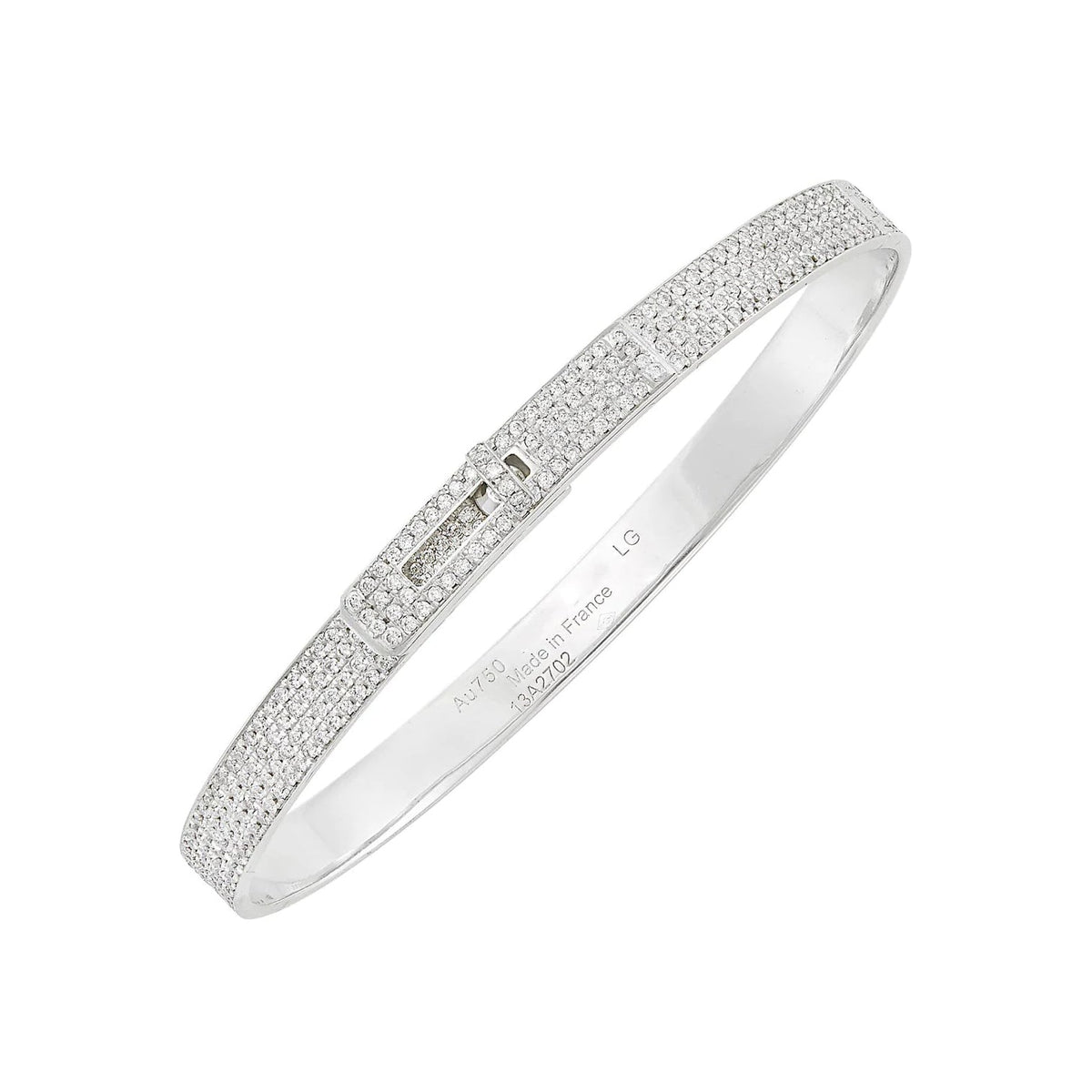 [Glow Muse]HM KELLY BRACELET IN SILVER AND FULL PAVE DIAMOND
