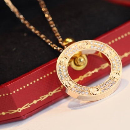 [Glow Muse]LOVE NECKLACE ADJUSTABLE ROSE GOLD
