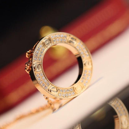 [Glow Muse]LOVE NECKLACE ADJUSTABLE ROSE GOLD