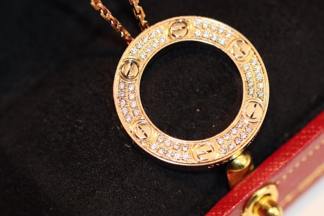 [Glow Muse]LOVE NECKLACE ADJUSTABLE ROSE GOLD