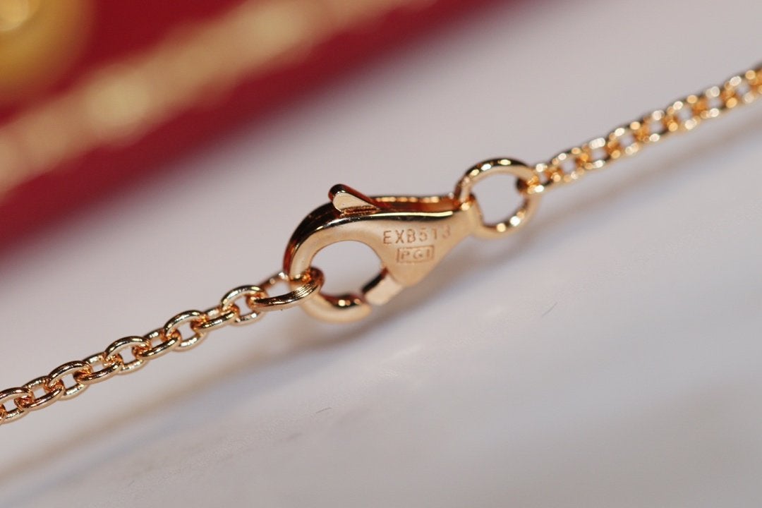 [Glow Muse]LOVE NECKLACE PINK GOLD AND SILVER