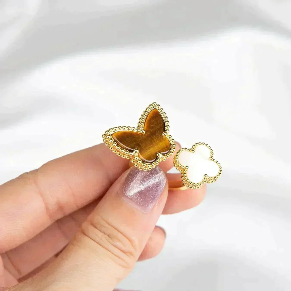 [Glow Muse]LUCKY BETWEEN THE FINGER RING
