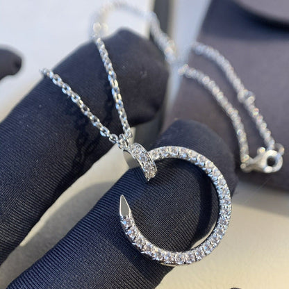 [Glow Muse]JUSTE NECKLACE SILVER DIAMONDS