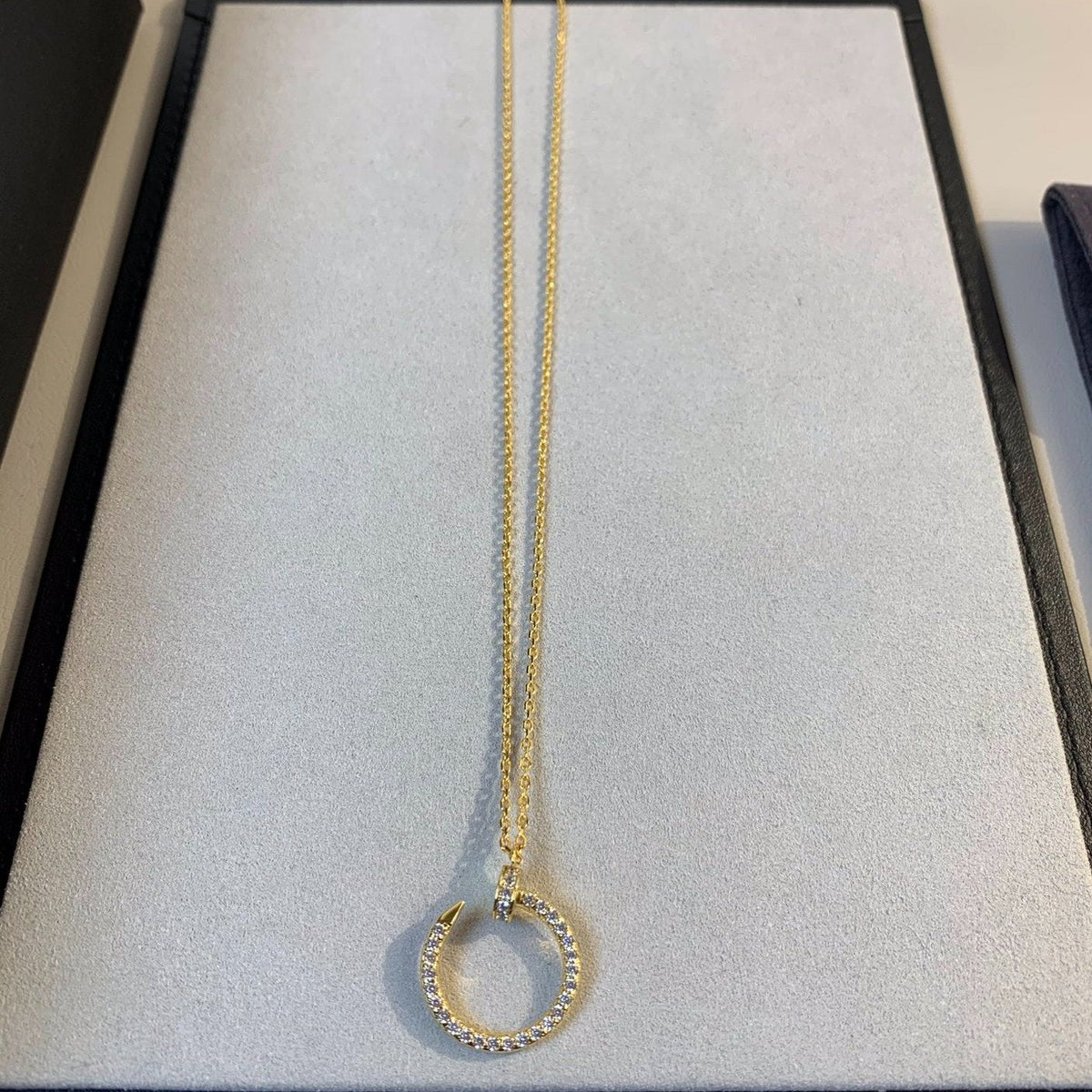 [Glow Muse]JUSTE NECKLACE GOLD DIAMONDS
