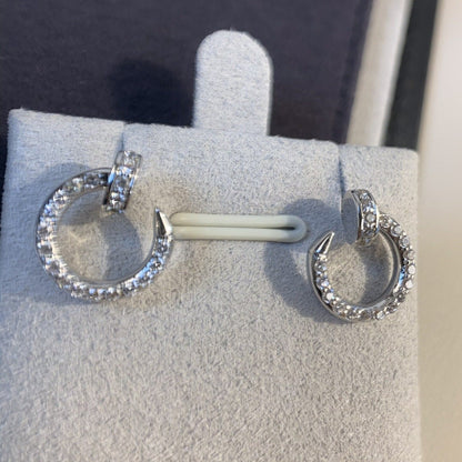 [Glow Muse]JUSTE EARRINGS SILVER DIAMONDS