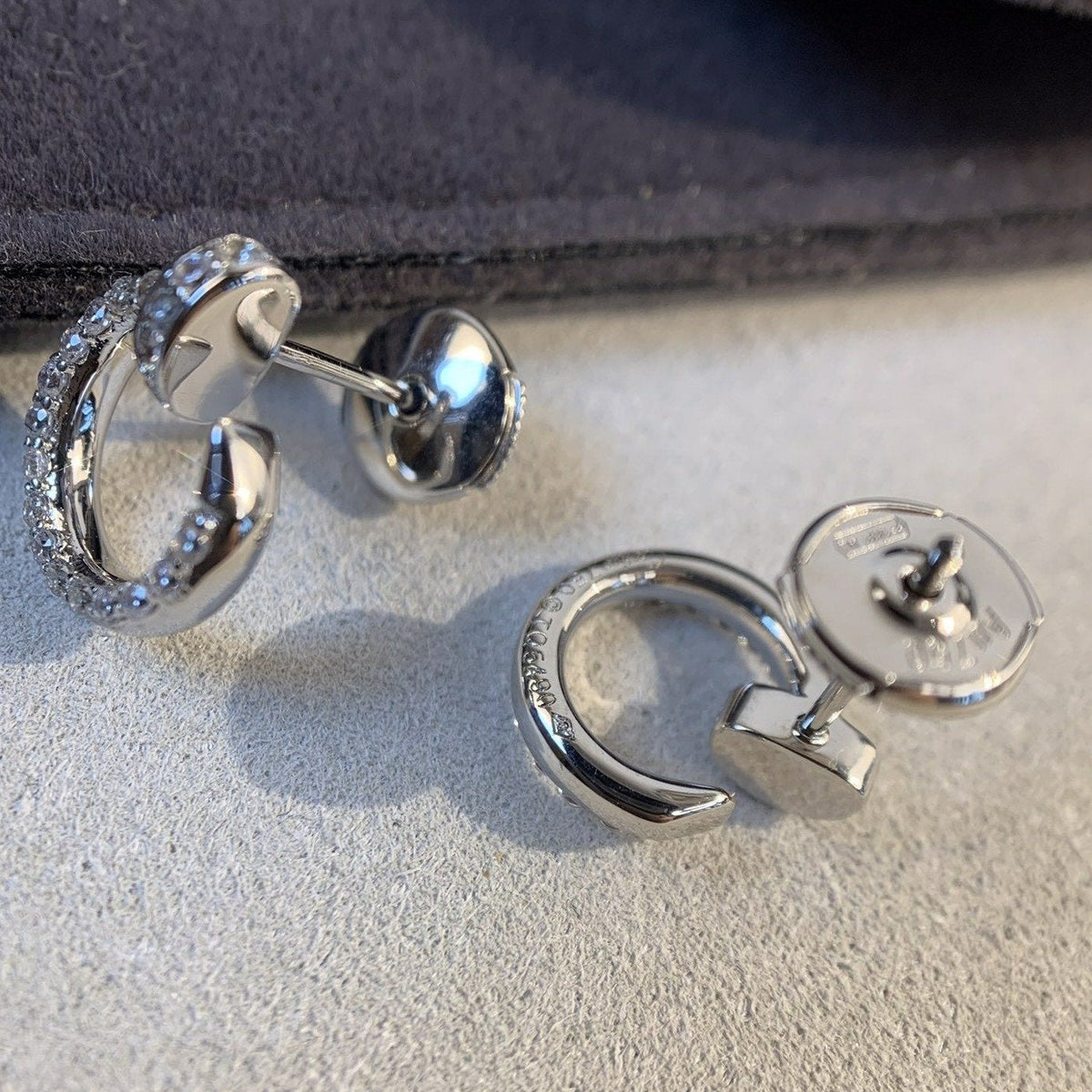 [Glow Muse]JUSTE EARRINGS SILVER DIAMONDS