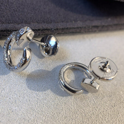[Glow Muse]JUSTE EARRINGS SILVER DIAMONDS