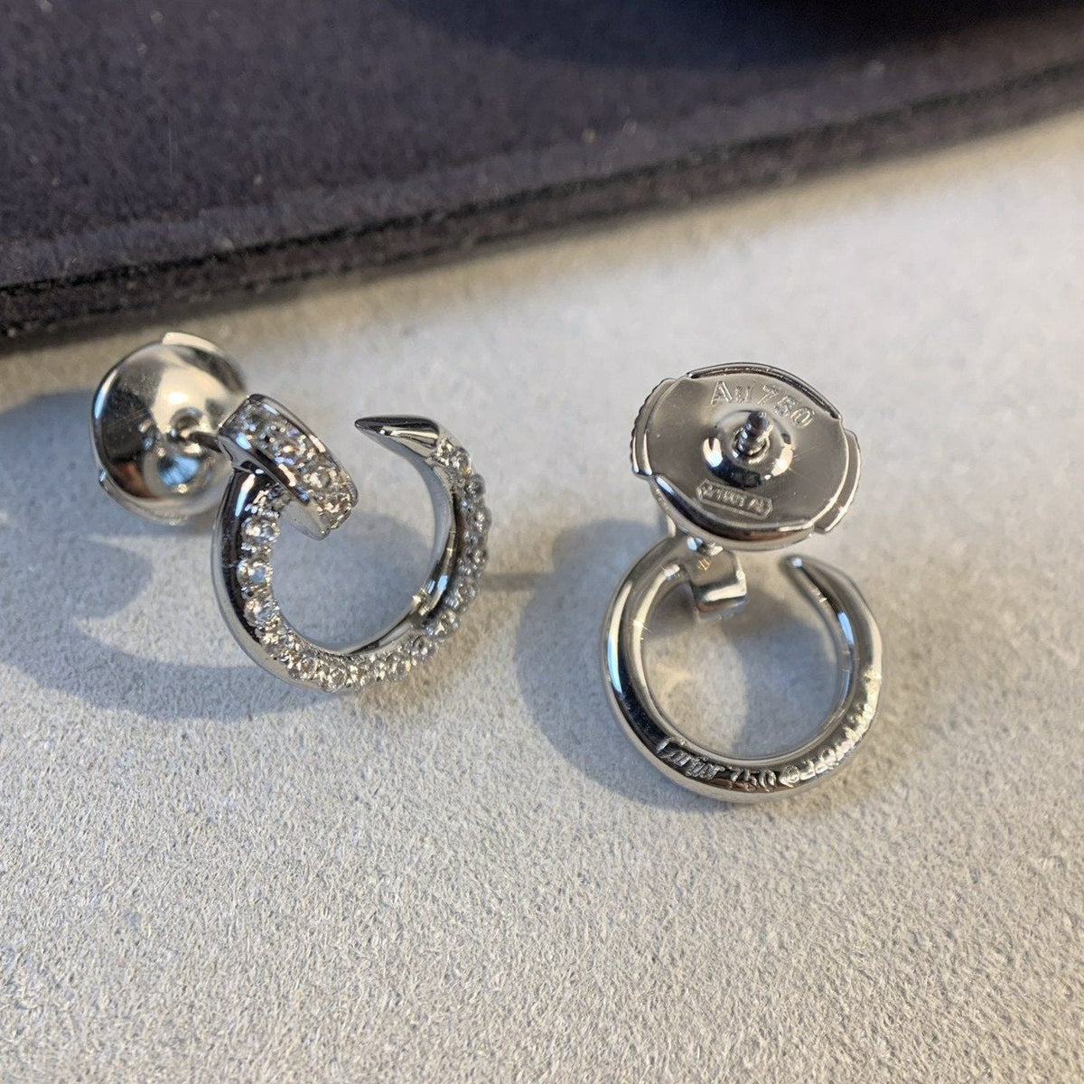 [Glow Muse]JUSTE EARRINGS SILVER DIAMONDS