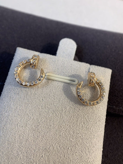 [Glow Muse]JUSTE EARRINGS GOLD DIAMONDS