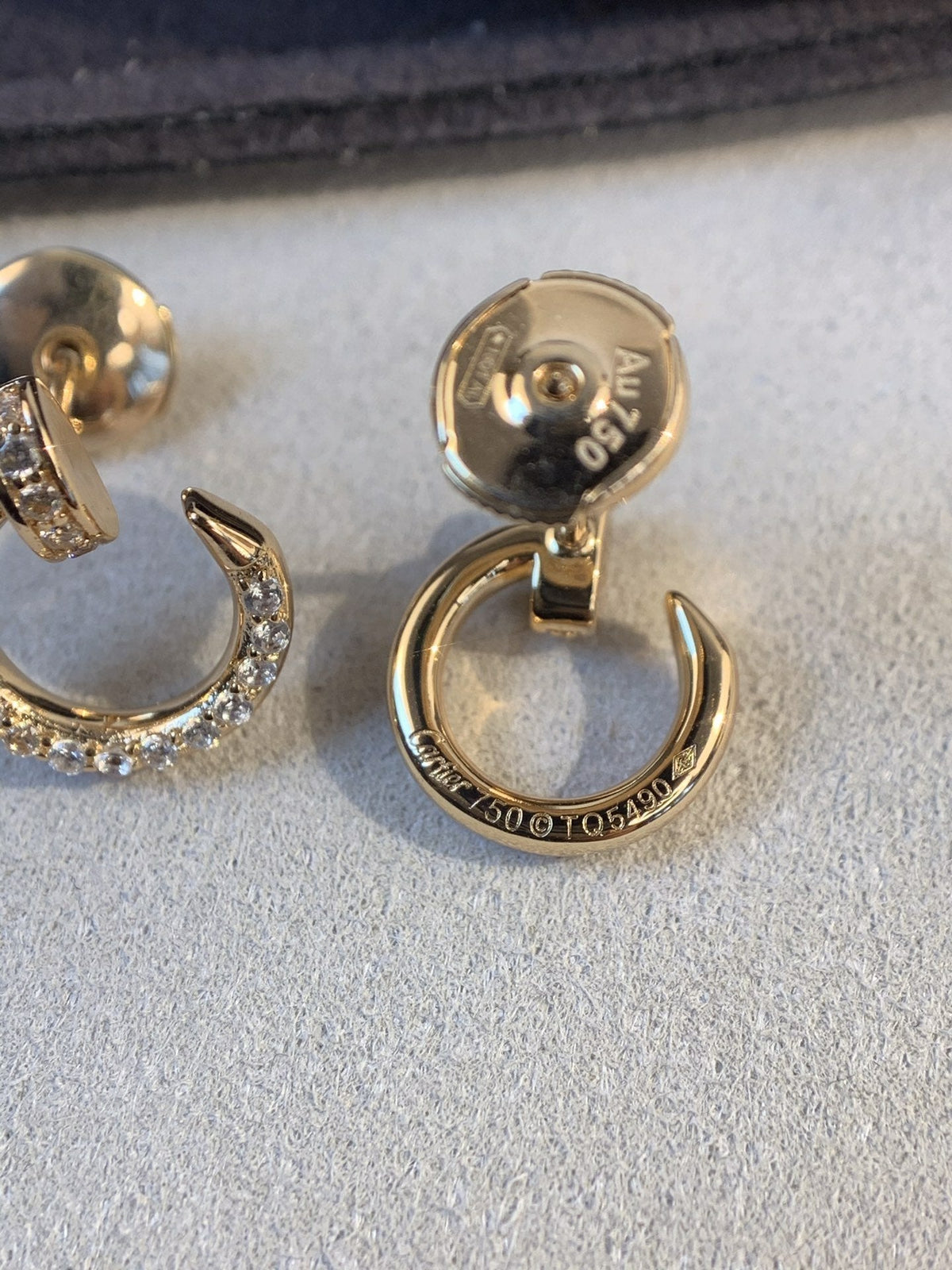 [Glow Muse]JUSTE EARRINGS GOLD DIAMONDS