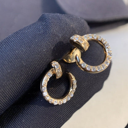 [Glow Muse]JUSTE EARRINGS GOLD DIAMONDS