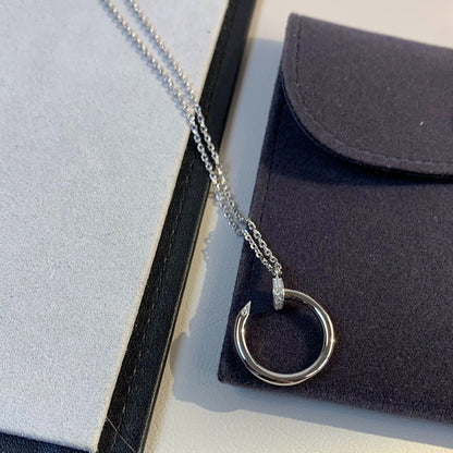 [Glow Muse]JUSTE NECKLACE SILVER