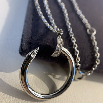 [Glow Muse]JUSTE NECKLACE SILVER