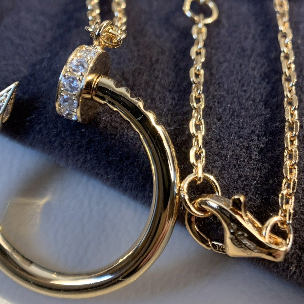 [Glow Muse]JUSTE NECKLACE PINK GOLD