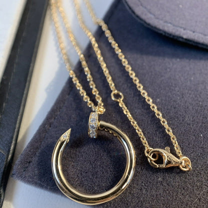 [Glow Muse]JUSTE NECKLACE PINK GOLD