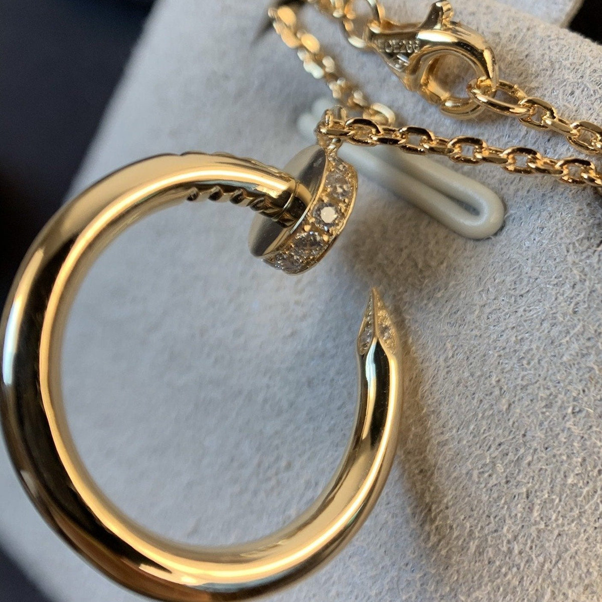 [Glow Muse]JUSTE NECKLACE PINK GOLD