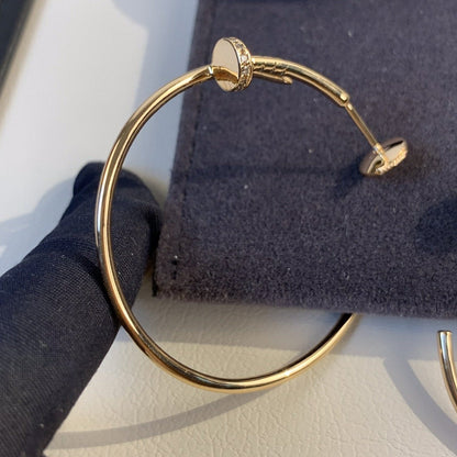 [Glow Muse]JUSTE EARRINGS GOLD DIAMONDS 1.8MM
