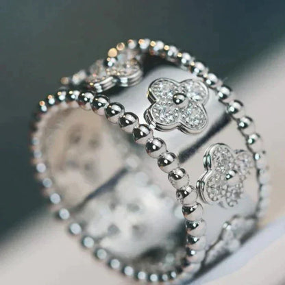 [Glow Muse]CLOVER KALEIDOSCOPE RING 10MM