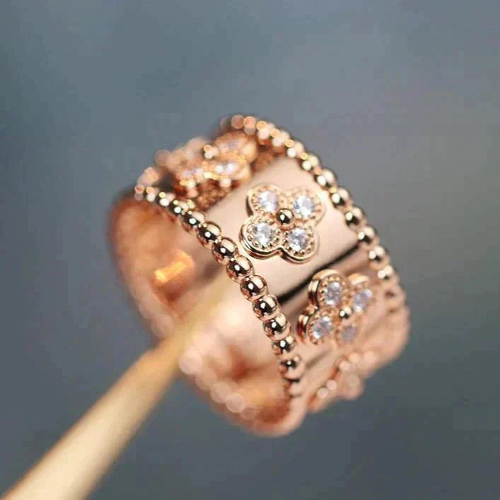 [Glow Muse]CLOVER KALEIDOSCOPE RING 10MM