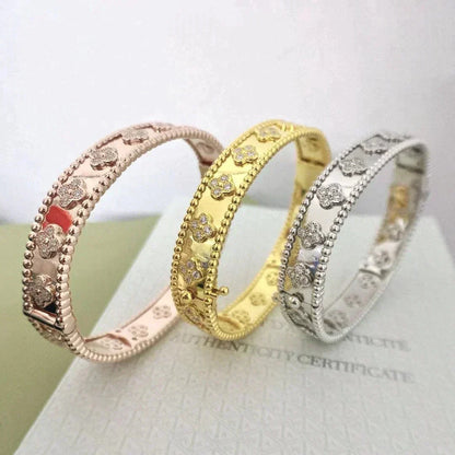[Glow Muse]CLOVER BRACELET 8MM DIAMONDS
