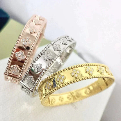 [Glow Muse]CLOVER BRACELET 8MM DIAMONDS